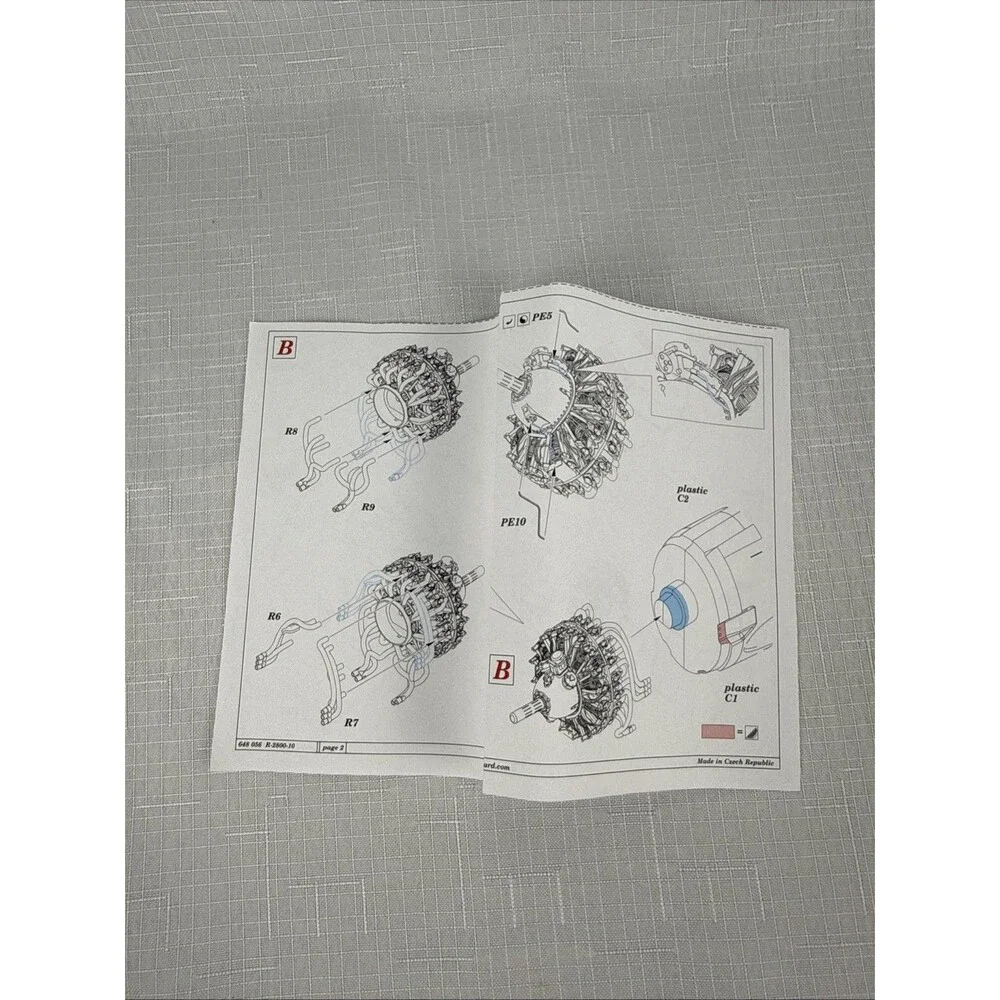 Eduard Brassin 1:48 R-2800-10 Engine Kit 648056